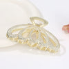 Alloy Electroplated Women's Rhinestone Pearl Hair Shark Clip With Bow Design