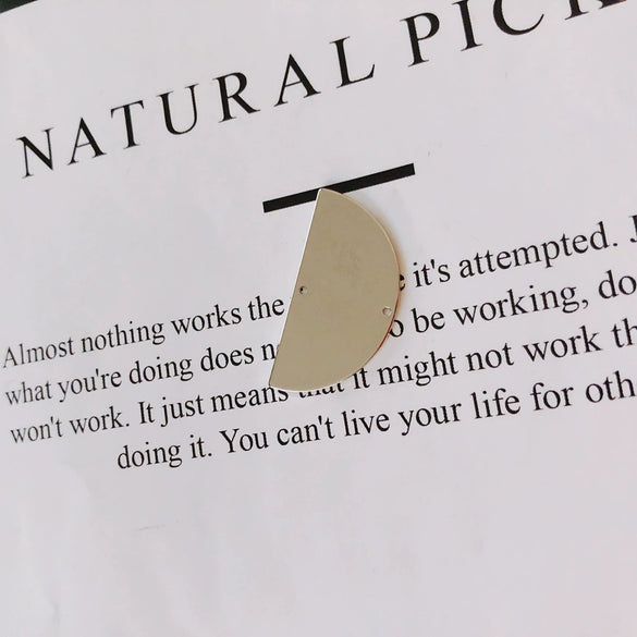 Alloy Electroplating Geometric Round Jewelry Accessories Earrings Pendant