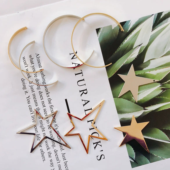 Alloy Electroplating Geometric Round Jewelry Accessories Earrings Pendant