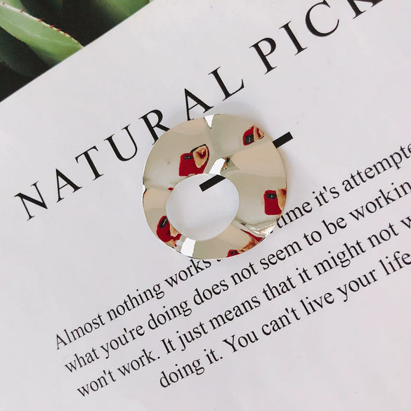 Alloy Electroplating Geometric Round Jewelry Accessories Earrings Pendant