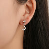 Alloy Electroplating Geometric Star Moon Tassel Women's Ear Jewelry