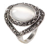 Alloy Electroplating Hollow Retro Cat Eye Ring Unisex Jewelry