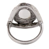 Alloy Electroplating Hollow Retro Cat Eye Ring Unisex Jewelry