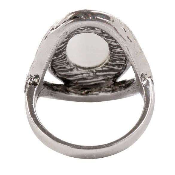Alloy Electroplating Hollow Retro Cat Eye Ring Unisex Jewelry