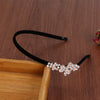 Alloy Electroplating Rhinestone Bow Headband For Women