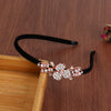 Alloy Electroplating Rhinestone Bow Headband For Women