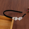 Alloy Electroplating Rhinestone Bow Headband For Women