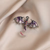 Alloy Enamel Animal Rhinestone Brooch For Women With Electroplating