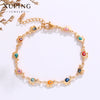 Alloy Enamel Animal Zodiac Devil's Eye Elephant Cartoon Cute Fashion Women's Bracelet Electroplated