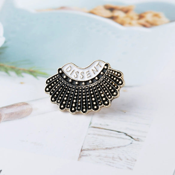 Alloy Enamel Dripping Oil Letters Women's Brooch