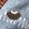 Alloy Enamel Dripping Oil Letters Women's Brooch