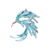 Alloy Enamel Flower Wing Women's Brooch With Electroplating