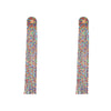 Alloy Encrusted Rhinestone Long Tassel Earrings Trendy Women's Fashionable Earrings