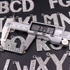Alloy English Letter Keychain And Bag Pendant Luggage Accessories With Diamond Embedded