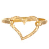 Alloy Exaggerated Cross Heart Electroplated Fashion Bracelet