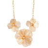 Alloy Exaggerated Flower Jewelry Set With Electroplating