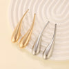 Alloy Exaggerated Punk Style Love Drop Bell Earrings And Necklace With Electroplating