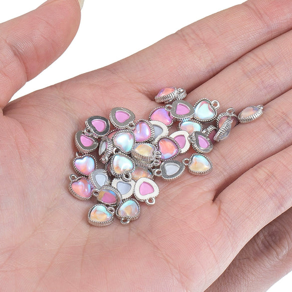 Alloy Fairy Pink Love Pendant Jewelry Accessories Electroplated