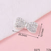 Alloy Fashion Bow Style Painted Mobile Phone Case Jewelry Accessories With Electroplating