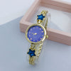Alloy Fashion Casual Ladies Ocean Heart Bracelet Watch With Round Dial