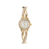 Alloy Fashion Diamond Round Dial Women's Bracelet Watch