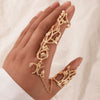 Alloy Fashion Geometric Cut Out Carved Ring Jewelry