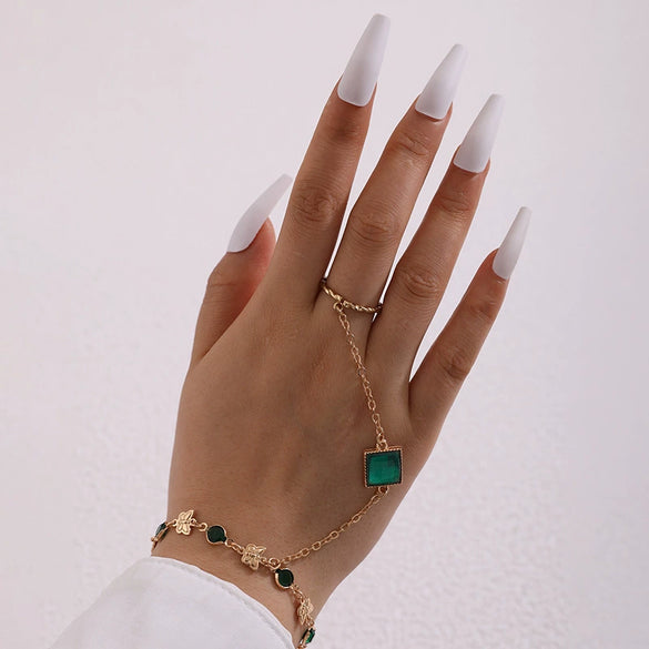 Alloy Fashion Geometric Cut Out Carved Ring Jewelry