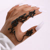 Alloy Fashion Geometric Cut Out Carved Ring Jewelry