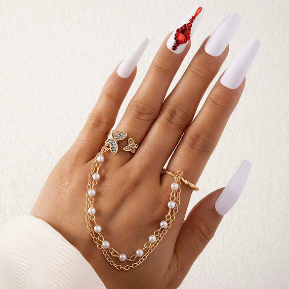 Alloy Fashion Geometric Cut Out Carved Ring Jewelry