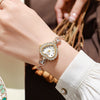 Alloy Fashionable Heart Shape Dial Bracelet Watch With Lobster Clasp