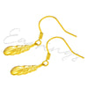 Alloy Feather Fashion Tassel Ear Hook Earrings With Electroplating For Women