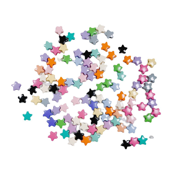 Alloy Fivepointed Star Straight Hole Environmental Protection Handmade Jewelry And Hair Accessories