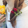 Alloy Flocking Tulip Heart Hairpin Handmade Women's Small Fresh Hair Accessories