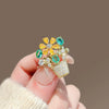 Alloy Flower Antilight Electroplated Women's Brooch Clothing Accessory