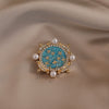 Alloy Flower Antirunning Brooch Electroplating Minimalist Women's Accessories