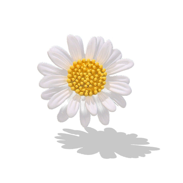 Alloy Flower Brooch And Pin Accessories With Electroplating For Women