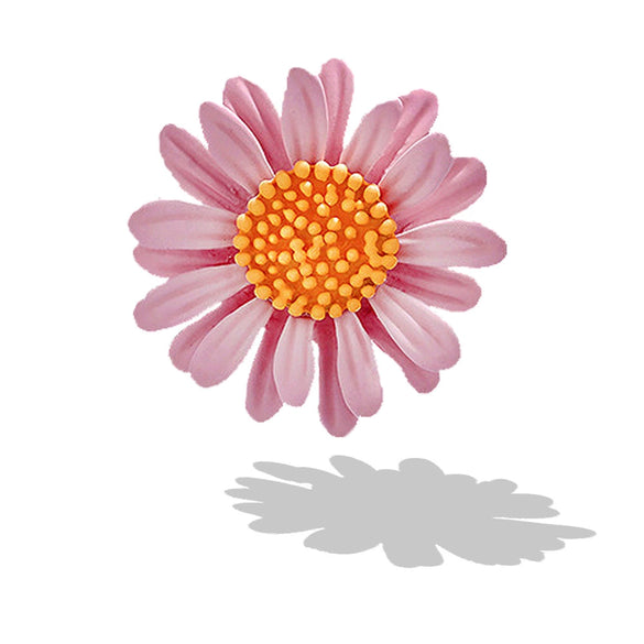 Alloy Flower Brooch And Pin Accessories With Electroplating For Women