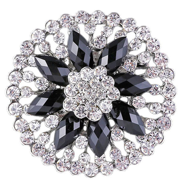 Alloy Flower Brooch Electroplated Clothing Accessories