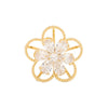 Alloy Flower Brooch Electroplated Women's Summer Antiexposure Cardigan Accessory
