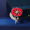 Alloy Flower Brooch Highend Electroplated Clothes Accessories