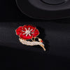 Alloy Flower Brooch Highend Electroplated Clothes Accessories