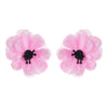 Alloy Flower Crystal Women's Earrings