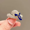 Alloy Flower Design Electroplated Hat Brooch For Women
