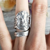 Alloy Flower Distressed Retro Women's Jewelry Ring