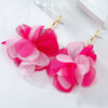 Alloy Flower Earrings For Women Electroplated Bohemian Style
