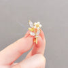 Alloy Flower Electroplated Women's Minimalist Antiexposure Brooch