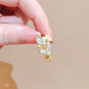 Alloy Flower Electroplated Women's Minimalist Antiexposure Brooch