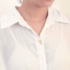 Alloy Flower Electroplated Women's Minimalist Antiexposure Brooch