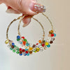 Alloy Flower Geometric Electroplated Women's Earrings
