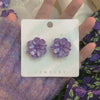 Alloy Flower Geometric Electroplated Women's Earrings